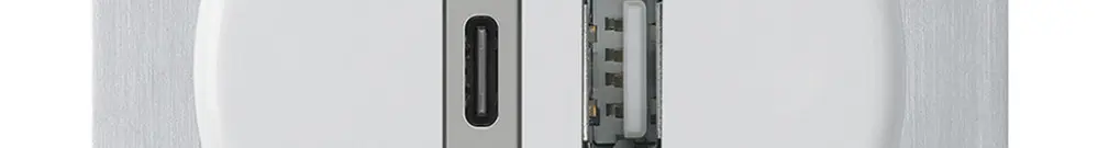 Prise de charge USB ENC basico 18W PD 1×type A 1×type C a.plaque d.fixation bc 