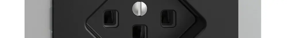 Prise ENC EDIZIOdue T23 FI 30mA FM, noir 