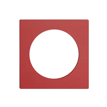 Frontplatte EDIZIOdue berry, mit Bohrung 43mm 