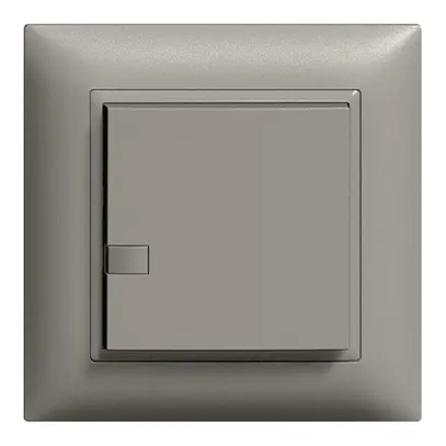 Poussoir ENC ZEP variateur univ. 1c/1t stat.sec. EDIZIOdue gris foncé 
