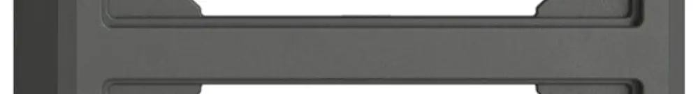 Capot AP EDIZIO.liv SNAPFIX® pour 2 appareils GX.54.A gris foncé 