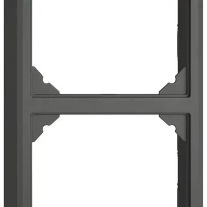 Capot AP EDIZIO.liv SNAPFIX® pour 2 appareils GX.54.A gris foncé 