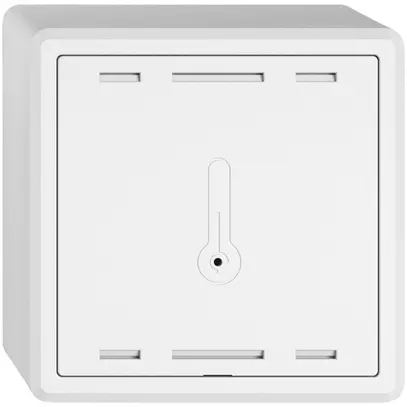 Sensore temperatura ambiente AP EDIZIO.liv Wiser SNAPFIX® K+ 230V 74×74×54mm bi 