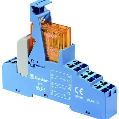 Relais couplage AMD Finder 48, 1C 16A/12VAC AgNi bornes Push-In 