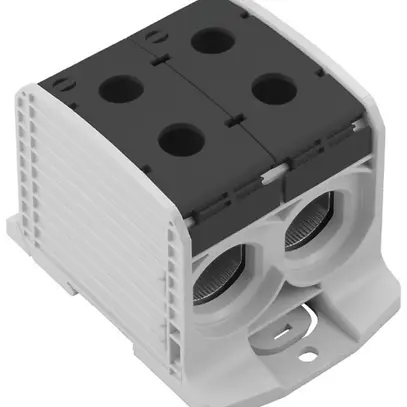 Blocco di distribuzione WM WPD 233 2×300/2×300mm² 520A 1000V TS35 nero 