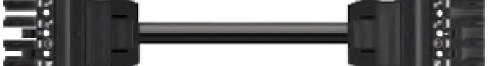 Câble de connexion WINSTA MIDI 4×1.5mm² 16A 400V 1m cod.A noir 