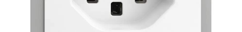 Presa INS EDIZIOdue T23 16A bianco, con LED verde, mors. innest. 