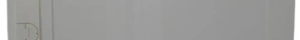 Porte droite avec fentes Hager univers 519×1069×12mm IP30 blanc 
