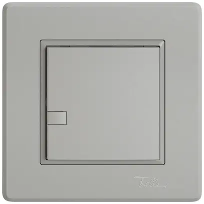 Poussoir KNX RGB ENC EDIZIO.liv SNAPFIX® capteur temp.s.LED 1× comm.1T grc 