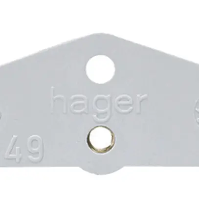 Traverse pour plaque de fermeture Hager 