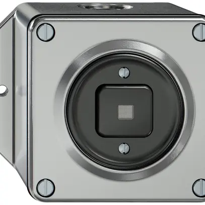 Pulsante luminoso AP ELEMENT 1P 1NC 1NO 16A 250V alluminio 