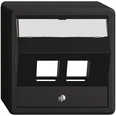 Kit di montaggio AP EDIZIO.liv Keystone SNAPFIX® inclinato 2× ne 