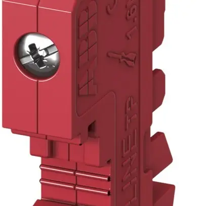 Morsetto ABB SMISSLINE TP per zoccolo supplementare 10mm², rosso 