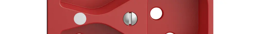 Kit frontal EDIZIOdue berry 60×60mm 3×T13, lentille, 