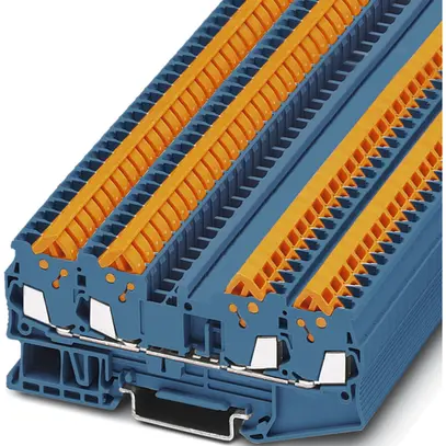 Borne 0.25…1.5mm² bleu connexion rapide QTC 1.5-QUATTRO BU 