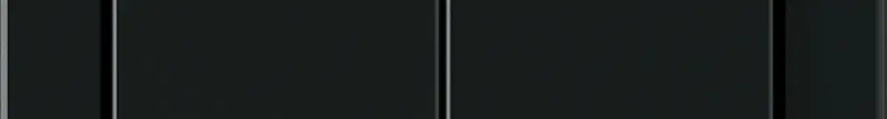 Poussoir KNX Hager BA basico A double 58×58mm noir 