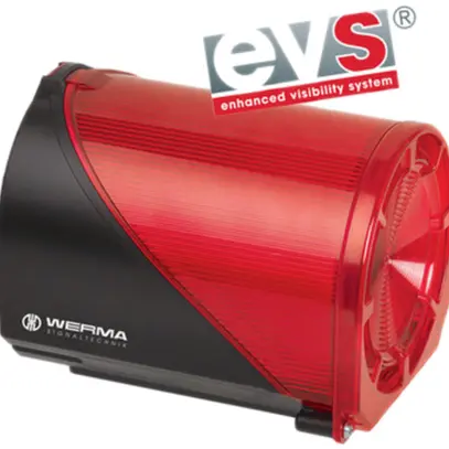 Sirène LED WERMA 444 230VAC rouge 