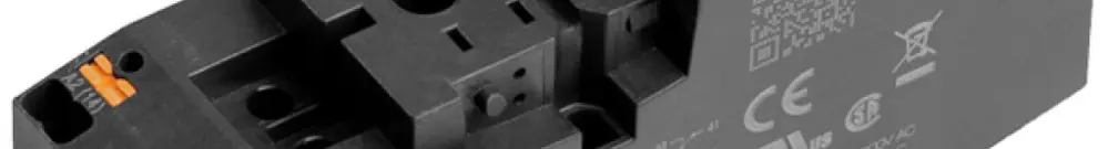 Base relè WM CSM P 4CO DIN35 raccordo a innesto 14 97×31×45.9mm 