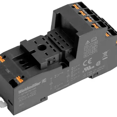 Base relè WM CSM P 4CO DIN35 raccordo a innesto 14 97×31×45.9mm 