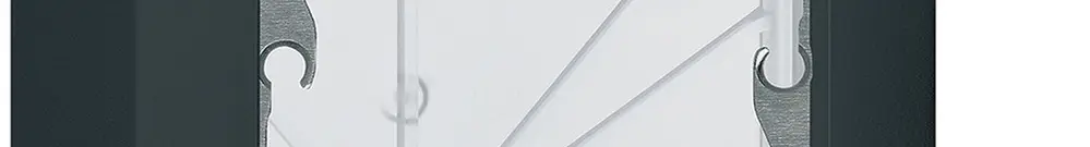 Intestazione AP Hager kallysto 1×1 86×86mm nero 