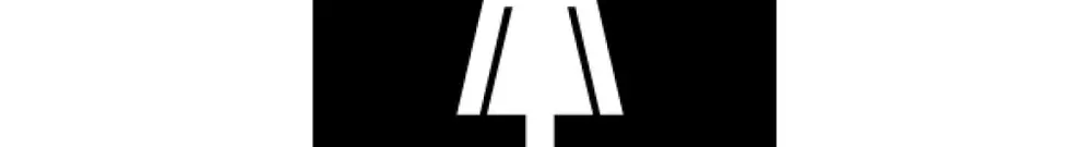 Foglia neg.simbolo 'WC signore EDIZIOdue nero 42×42 per lamp.LED 