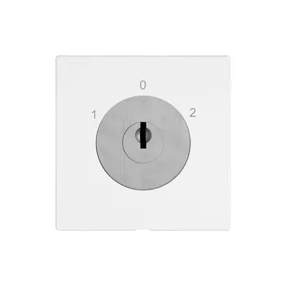 Schlüsselschalter EDIZIO.liv m.KABA 1262KA/5000 getr.Kont.1P 1-0-2 T=66mm ws 