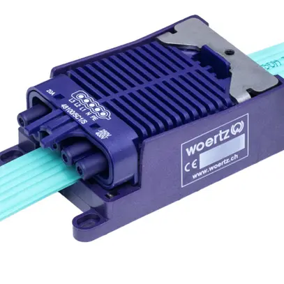 Boîte de raccordement rapide Woertz pour câble plat Power 5×2.5mm² 5P C1 