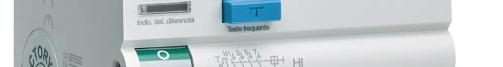 Interruttore differenziale Hager RCCB (RCD) 4P 400V 0.3A tipo A 63A 10kA 4UM 