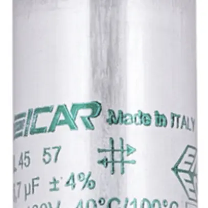 Condensateur ICAR IL 45/57 30X103MM 5.7µF 250V p.luminaire (série) Ø30×103mm 