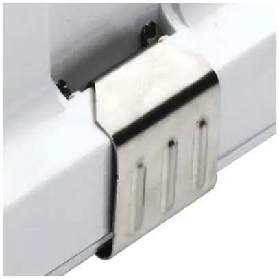 Crampon de montage Sylvania Resisto p.diffuseur 23×13×25mm acier fin 12 pièces 