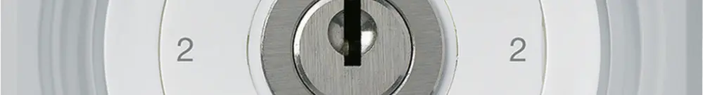 UP-Schlüsselschalter robusto IP55 mit Klappdeckel S3/1P grau für Kombination 