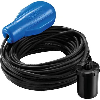 Interrupteur à flotteur Finder 72.A1, 1W 10A/250VAC, bleu, câble H05 RN-F 10m 