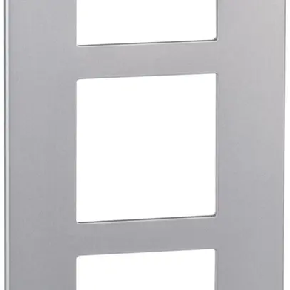 Cadre de recouvrement ATO 3×1 module alu perle 