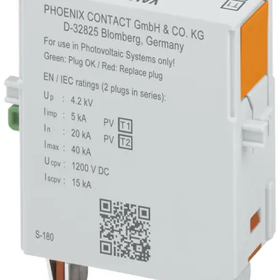 Insert pour déflecteur combiné PV PX VAL-SPP-T1-1000DC-PV-P DC 1L 1000V 1UM 