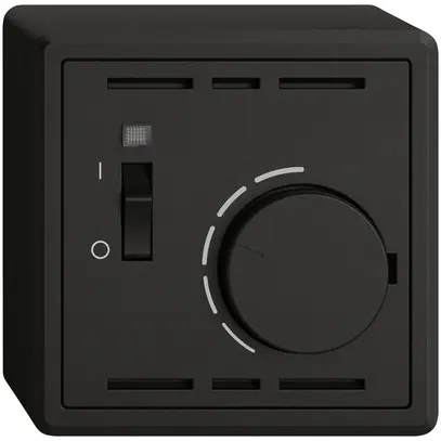 Termostato ambiente AP EDIZIO.liv SNAPFIX® con interruttore 230VAC 50Hz ne 