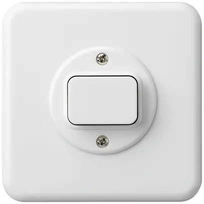 Contatto pulsante INC basico C/2L bianco 