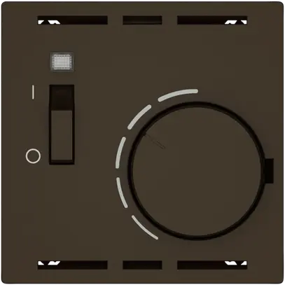 Termostato ambiente EDIZIO.liv SNAPFIX® con interruttore 230VAC 50Hz ma 