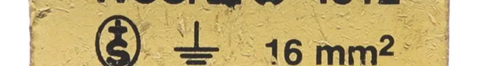 Morsetto di terra componibile Woertz 6…16mm² vite 2×1 profilo speciale 