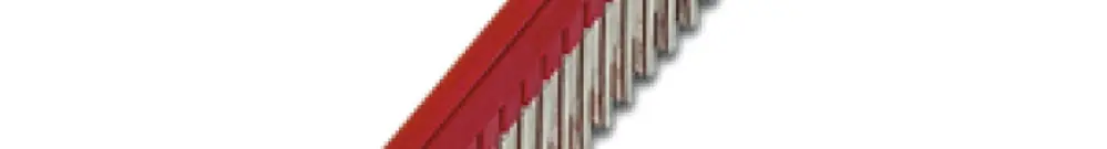 Ponticello ad innesto 5mm 50L rosso CLIPLINE 