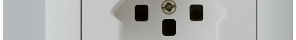 Prise AP kallysto T25 gris clair bornes à vis 