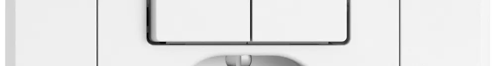 Kit di montaggio INC EDIZIO.liv SNAPFIX® per combi.T13 con 2 tasti shutter bi 