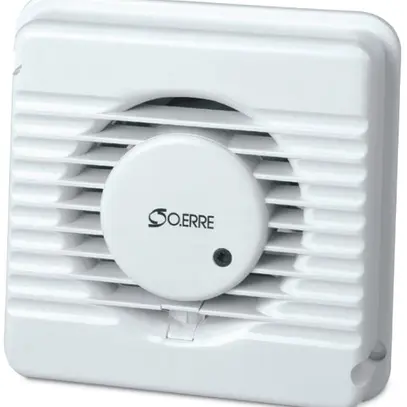 Ventilateur STANDARD 8T, 35m³/h 15W Ø75mm, avec temporisation, blanc 