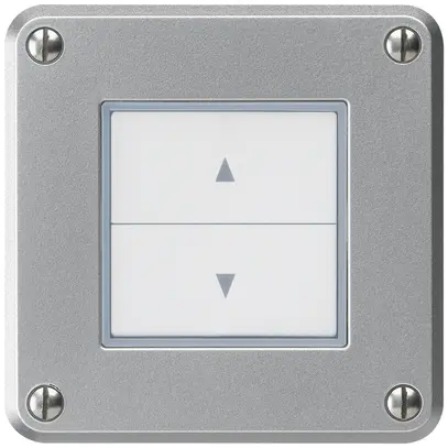 Interruttore per tapparelle INC robusto IP55 alluminio 2 tasti di comando combi 