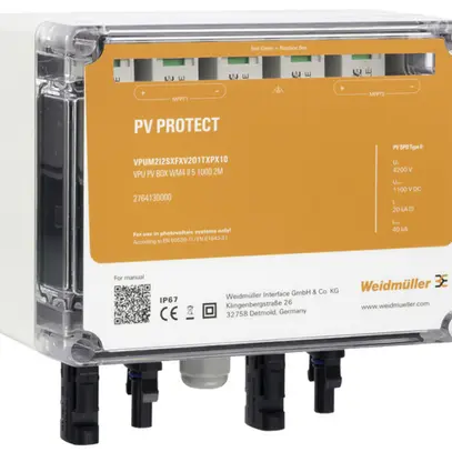 Coffret de protection surtension WM VPUM2I2SXFXV2O1TXPX10 