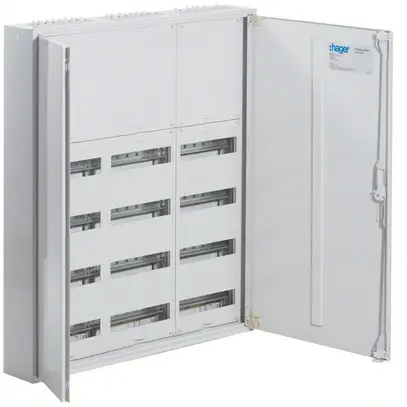 Distributore AP Hager univers 6-file 144UM IP44 800×950×160mm 