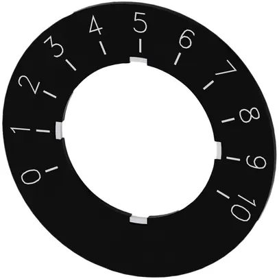 Anello designazione Siemens SIRIUS ACT per potenziometro, scritta "0…10" Ø40mm 