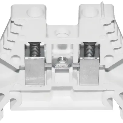 Durchgangs-Reihenklemme Woertz 0.5…4mm² 32A 1000V Schraubanschluss 2×1 TH35 ws 