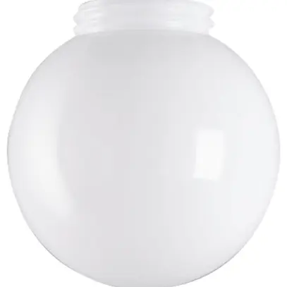 Verre à visser Roesch sphère filetage 84.5mm Ø160×147mm 60W opale, acrylique 