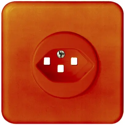 Kit frontal ENC FH 1×T23 orange, pour prise avec bornes enf. 