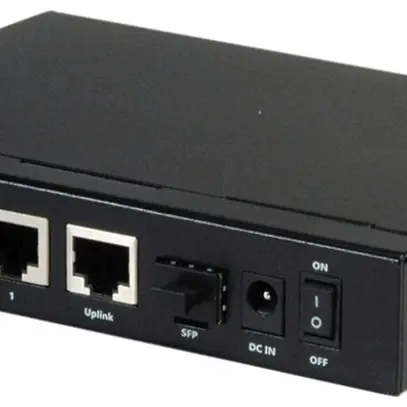 Switch ROLINE PoE+ Gigabit Ethernet, 5-port + 1-port Uplink (GbE/SFP) 